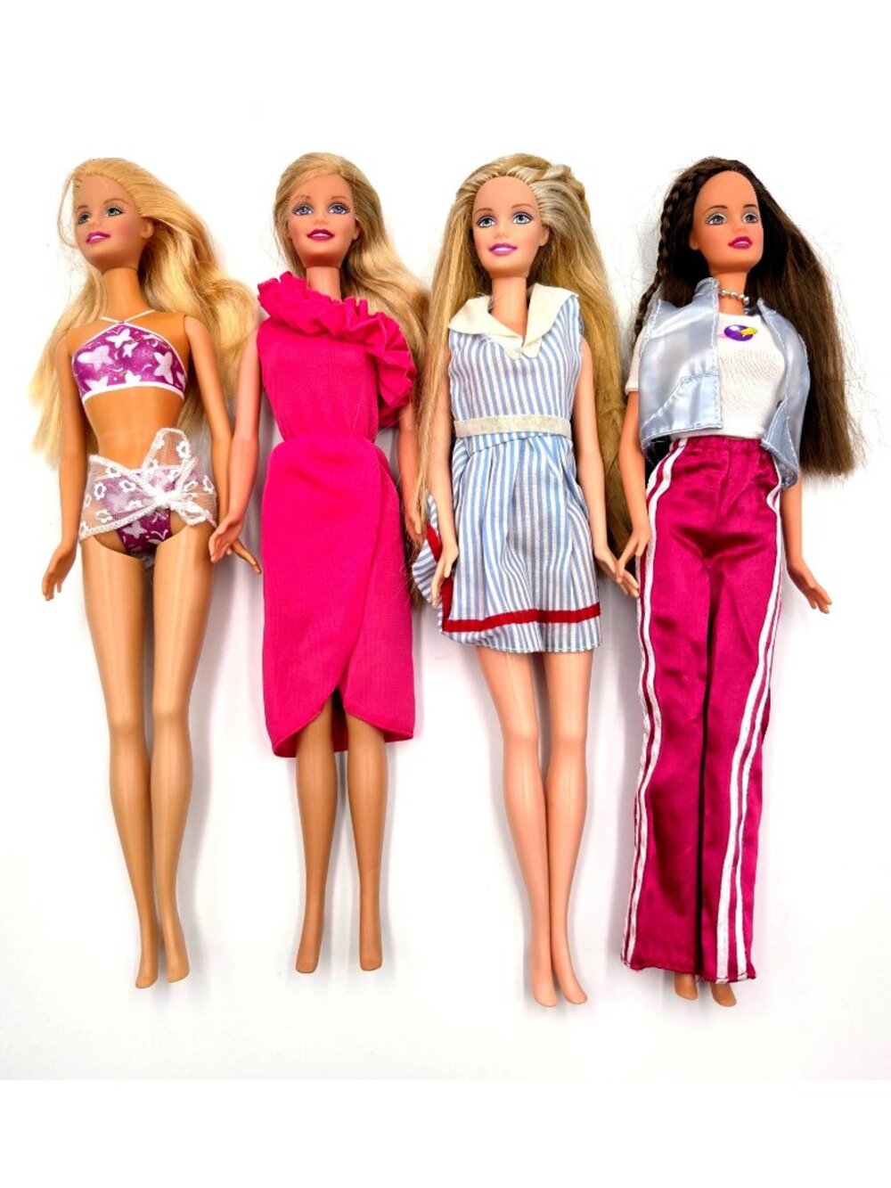 Barbie Doll Lot Palm Beach Secret Message Teresa Mattel 4 Dolls Read